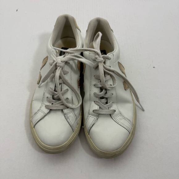 Veja Women's Low Top Esplar Leather Sneakers - Picture 2 of 11